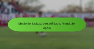 Médio de Backup: Versatilidade, Prontidão, Apoio